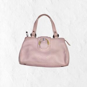 Dissona Italian Designer Pink Leather Shoulder Bag! 💖